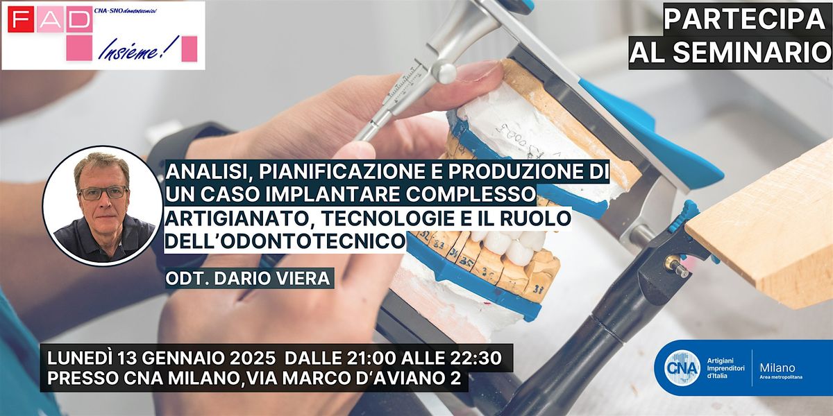 Analisi, pianificazione e produzione di un caso implantare complesso