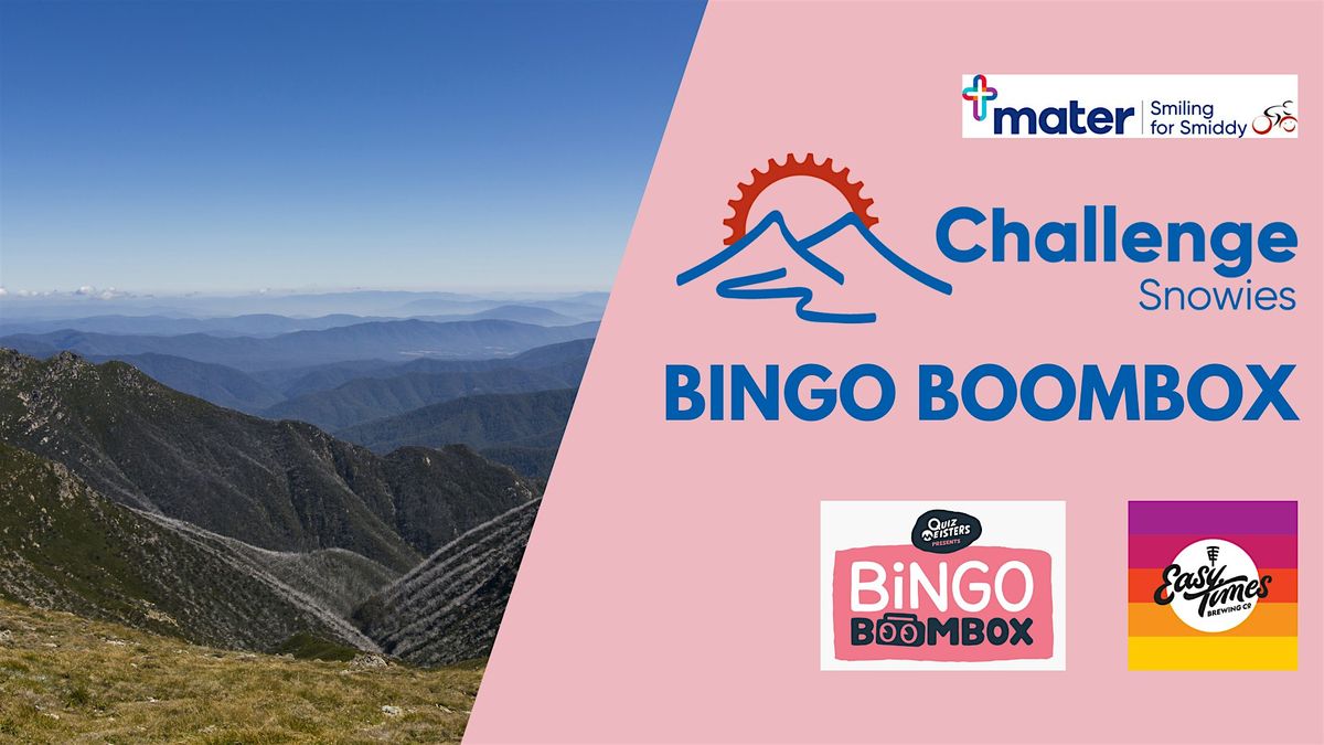 Challenge Snowies Bingo Boombox