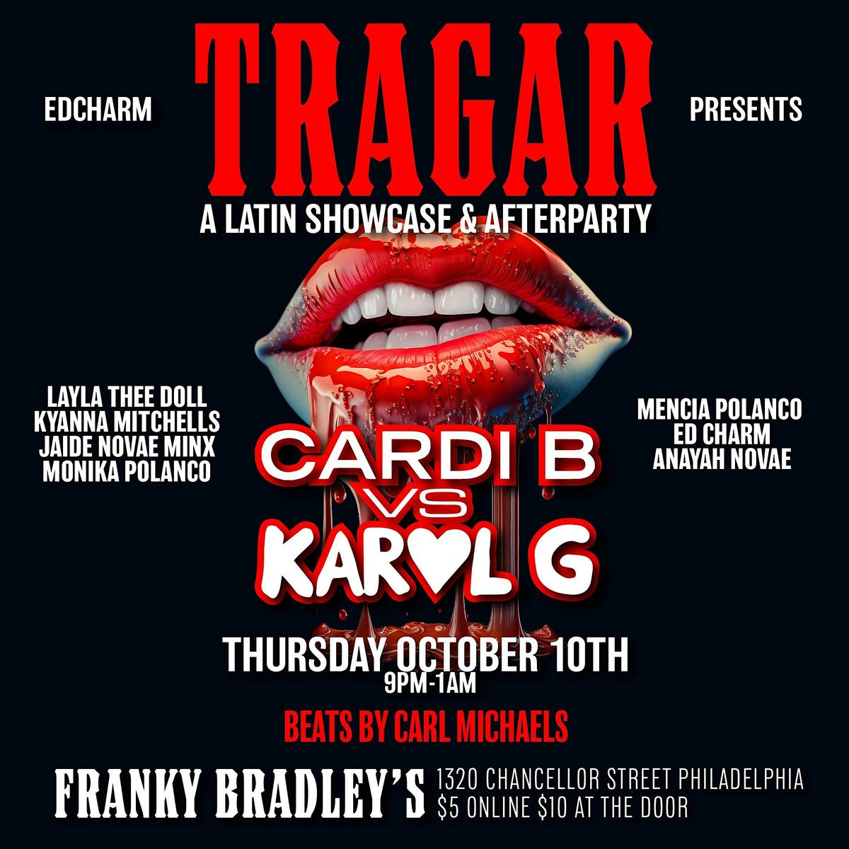 TRAGAR: A Latin Showcase & Afterparty