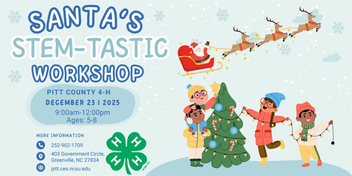 Santa's STEM-Tastic Workshop: Ages 5-8