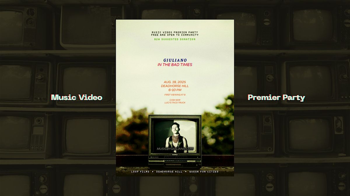 Giuliano 'In The Bad Times' Music Video Premiere Party