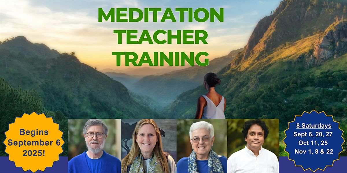 Meditation Teacher Training - FREE Information Session