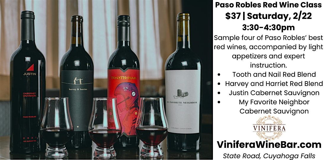 Paso Robles Red Wine Class