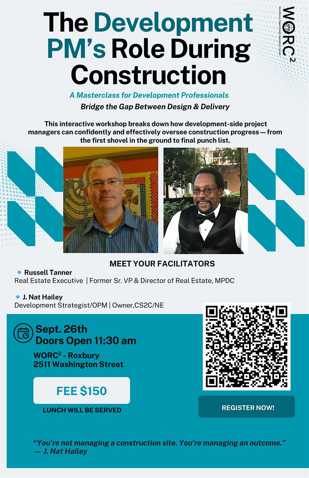 WORC\u00b2 presents: The Development PM's Role During Construction