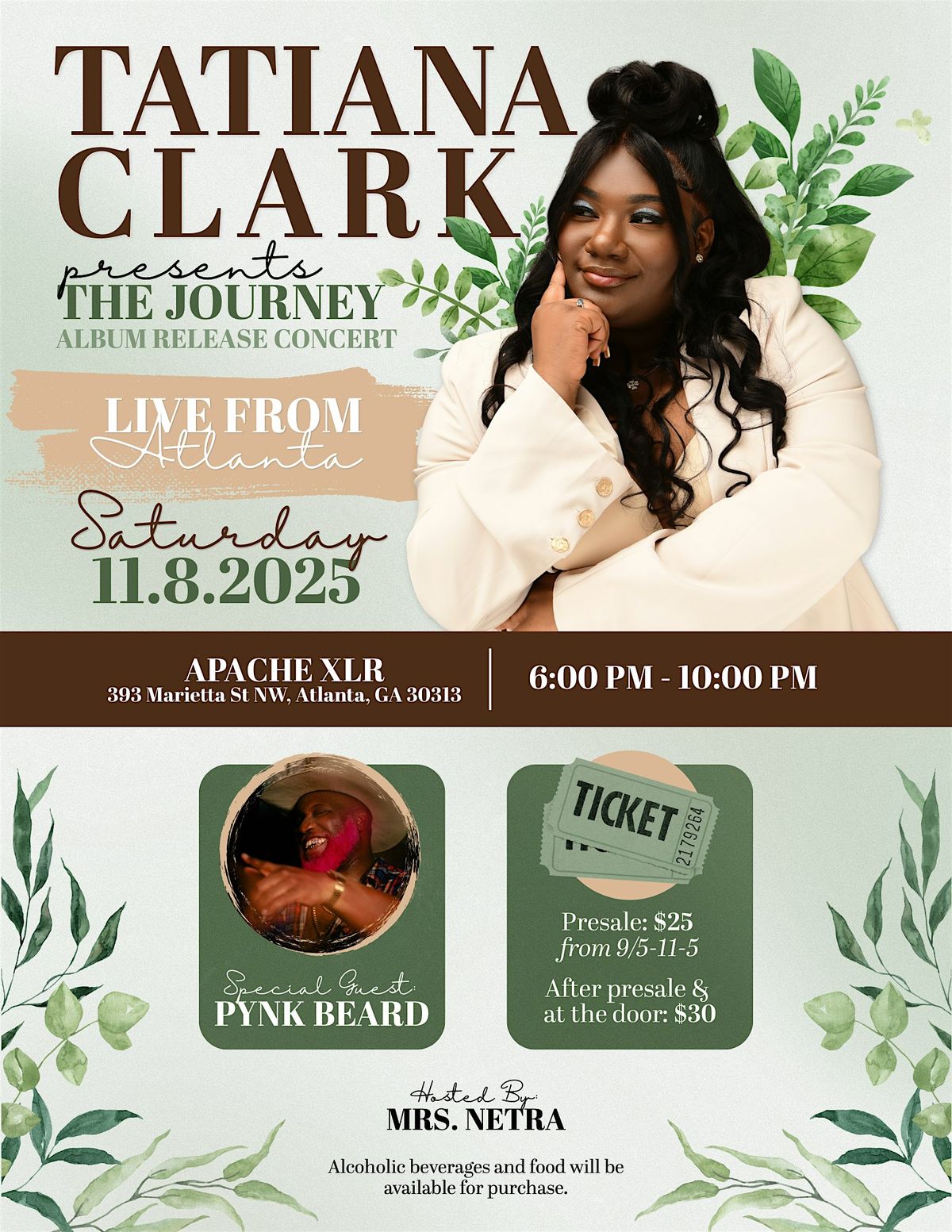 Live in Atlanta: Tatiana Clark \u2014 The Journey Album Release