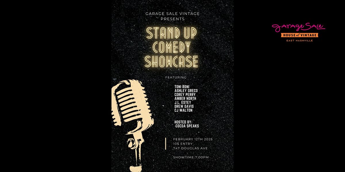 Stand Up Comedy Showcase x GSV East