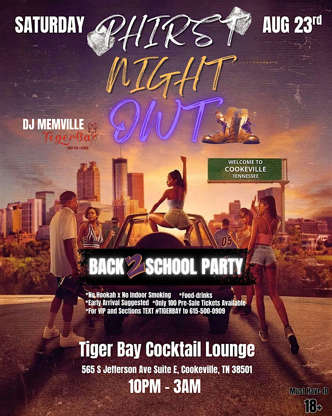 PHIRST NIGHT OUT - BACK TO SCHOOL PARTY
