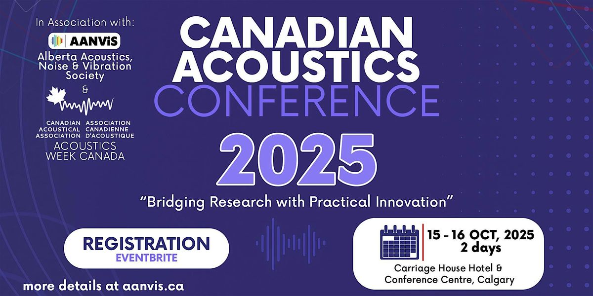 Canadian Acoustics Conference 2025