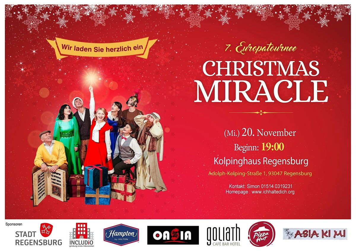 "Christmas Miracle" Musical 2025: Regensburg