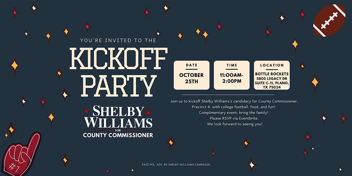 Shelby Williams Gridiron Kickoff