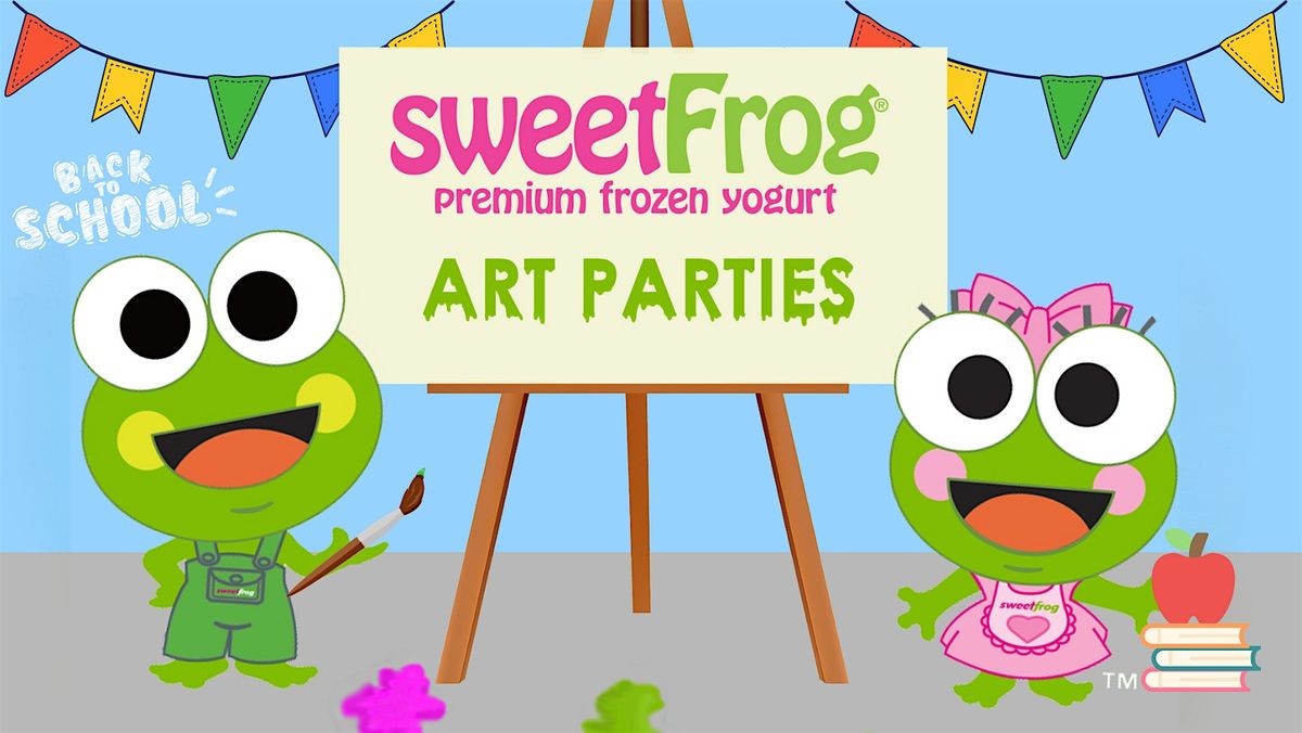 September's Finger-Paint Party at sweetFrog Kent Island