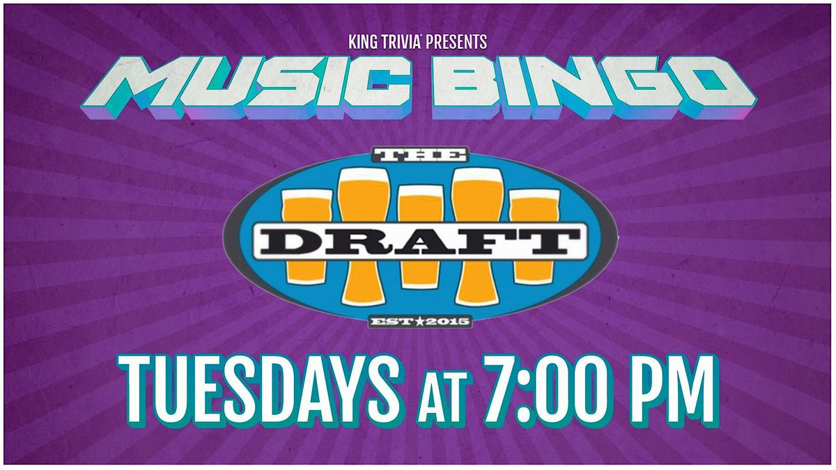 Music Bingo Night at The Draft