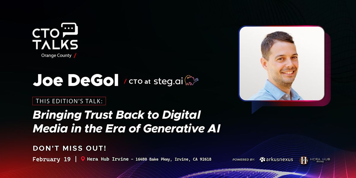 OC CTO Talks | Bringing Trust Back to Digital Media in Generative AI