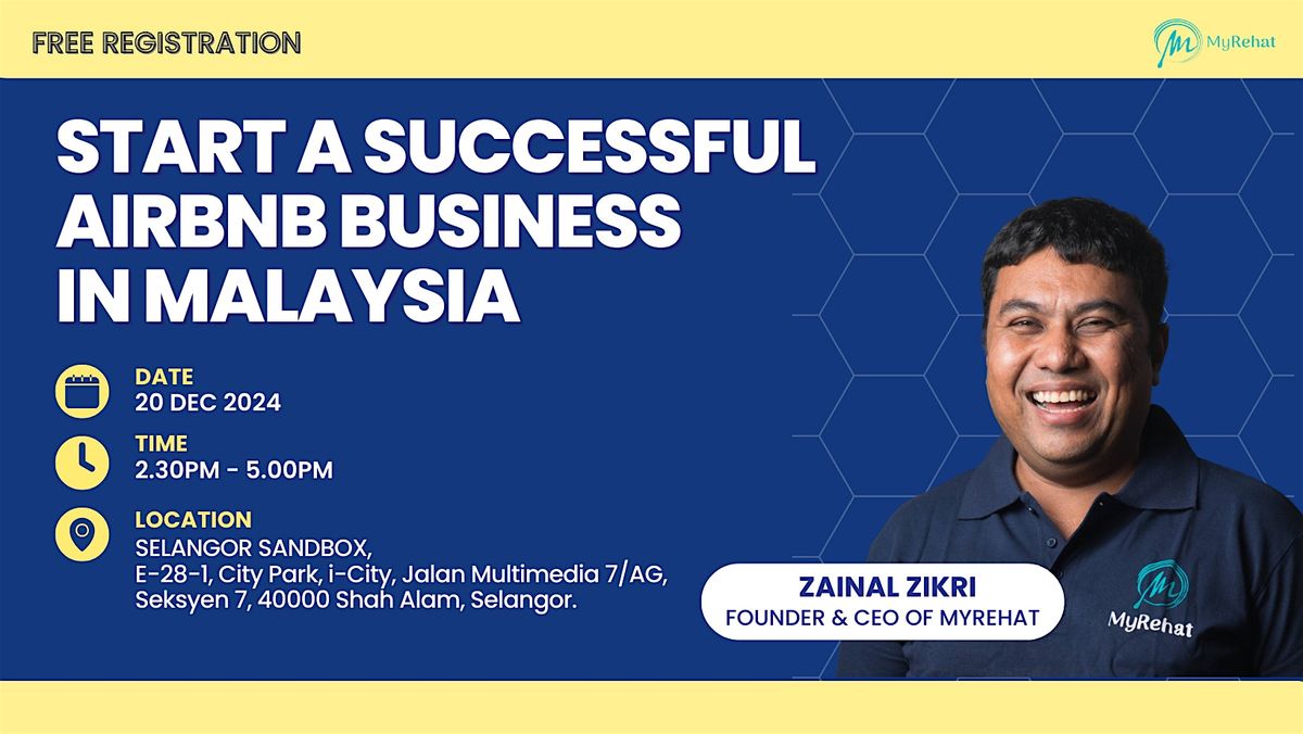 Free Session: Start a Successful Airbnb Business in Malaysia