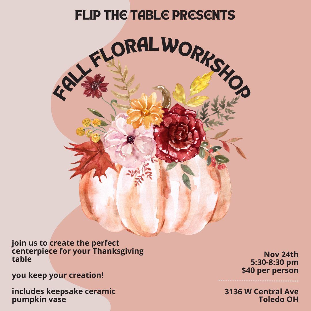 Fall Floral Arrangement Workshop