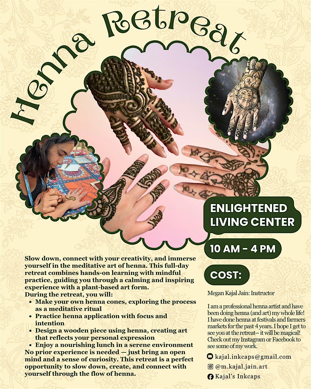 Henna Retreat with Megan Kajal Jain