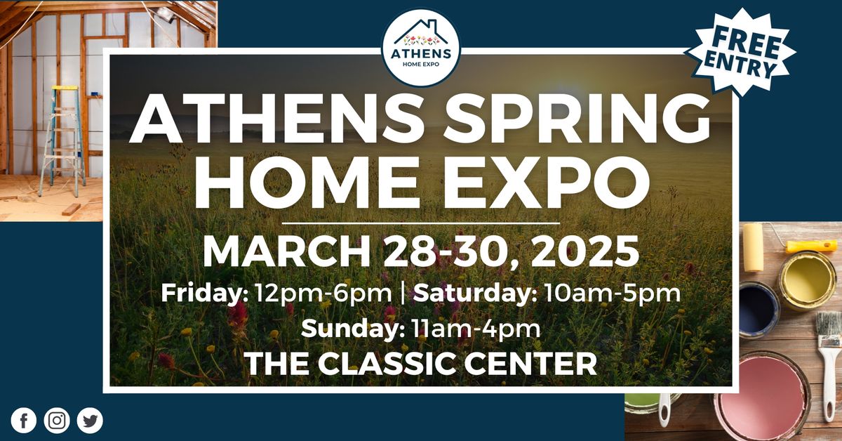 Athens Spring Home Expo, March 28-30, 2025