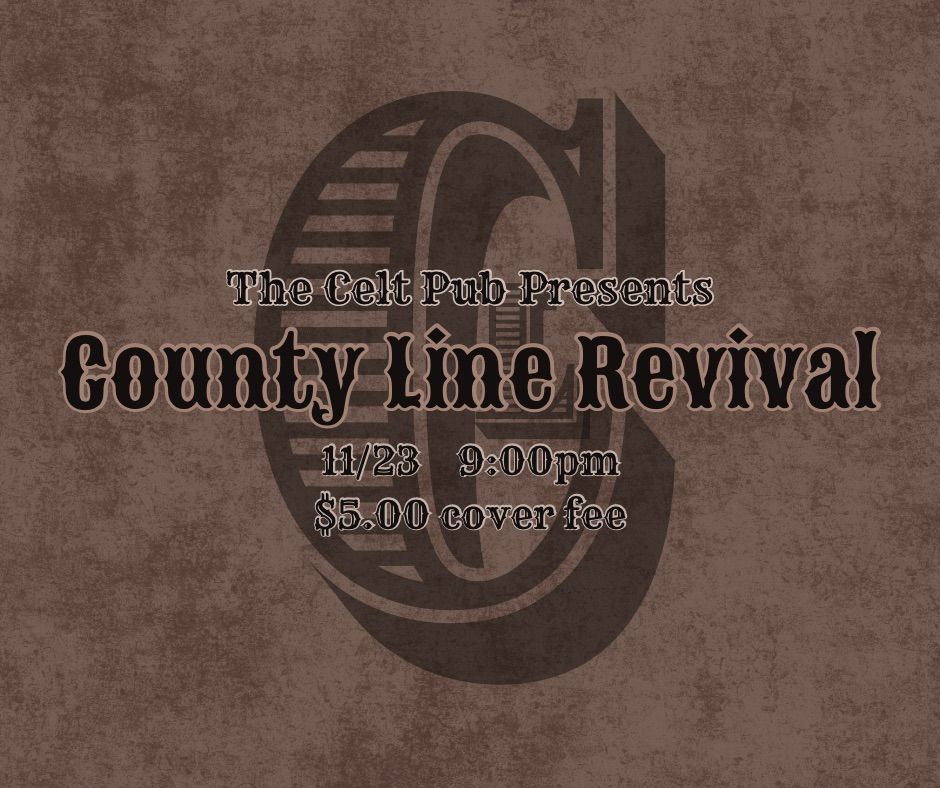 Pre-Thanksgiving Shindig Featuring County Line Revival! 