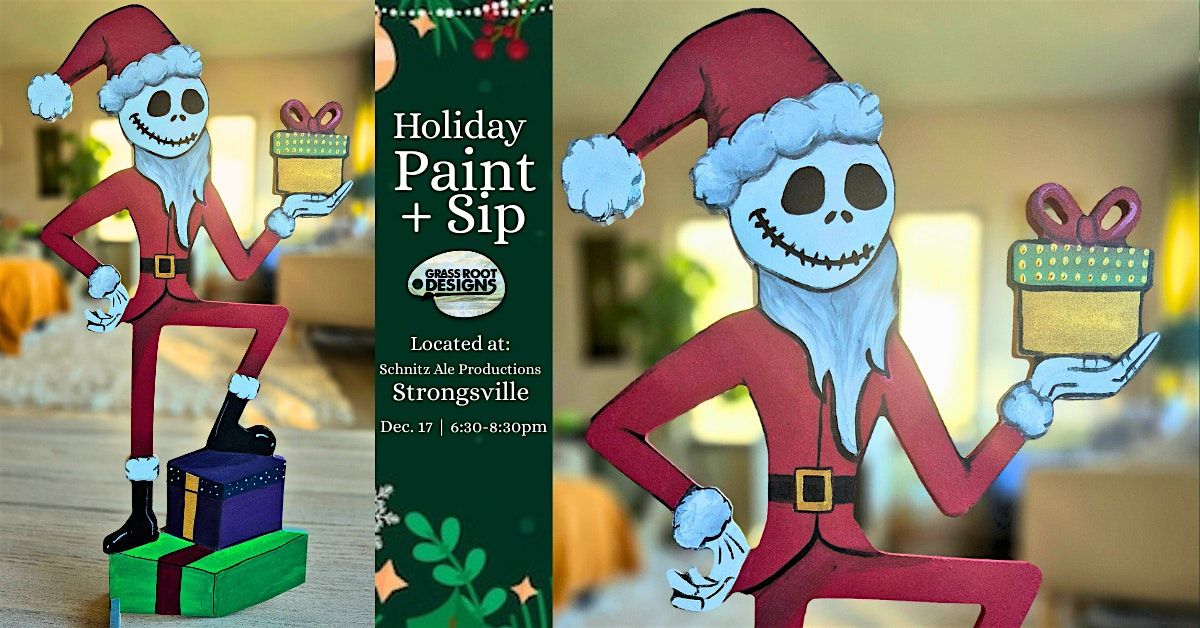 Holiday Jack Paint + Sip at Schnitz Ale Productions