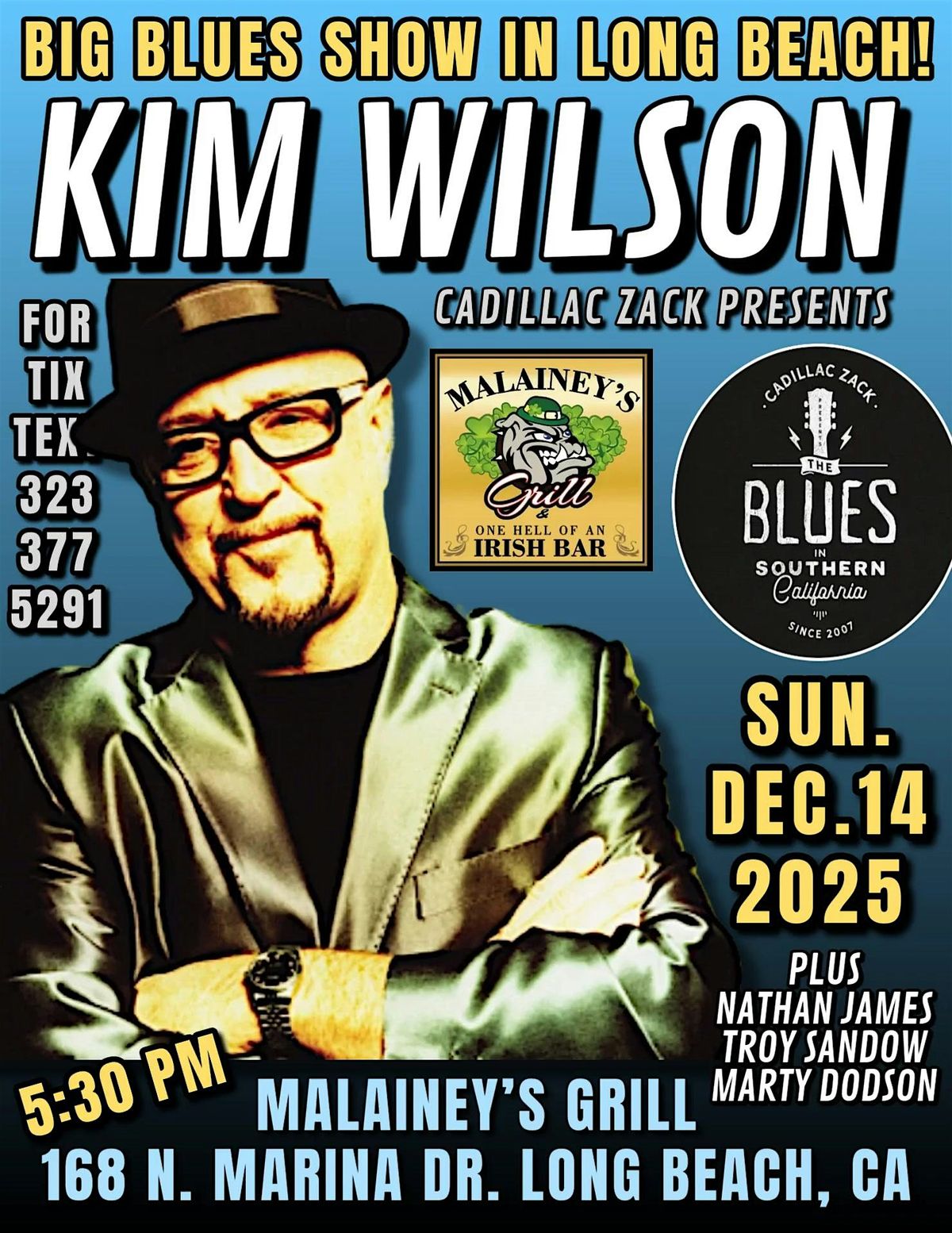 KIM WILSON from THE FABULOUS THUNDERBIRDS - A Blues Legend! - Long Beach