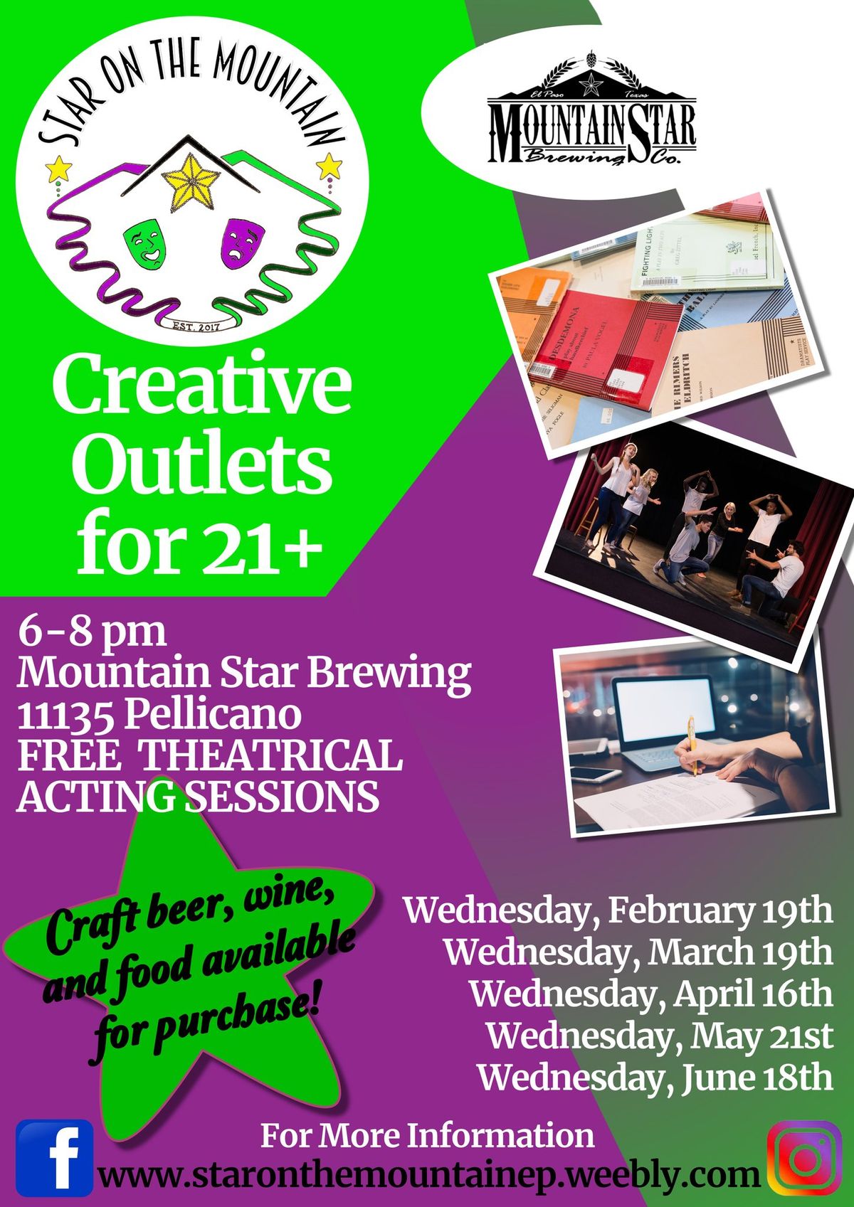 Creative Outlets\u2014 Acting Sessions