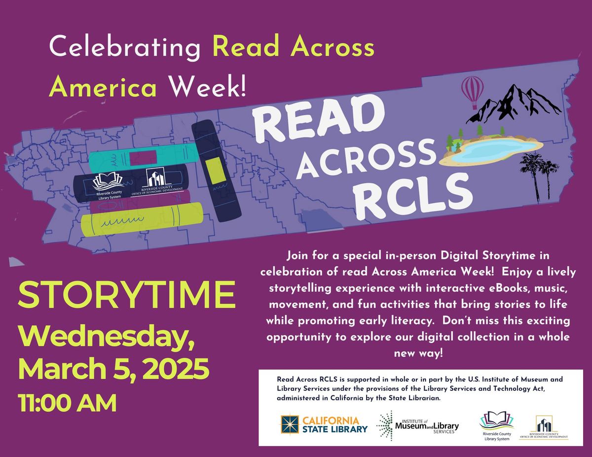 Storytime - Read Across RCLS