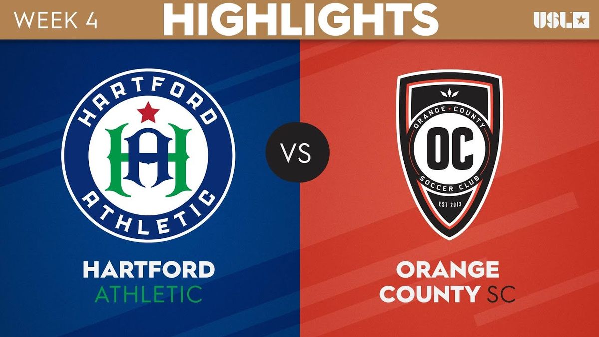 Hartford Athletic at Orange County SC