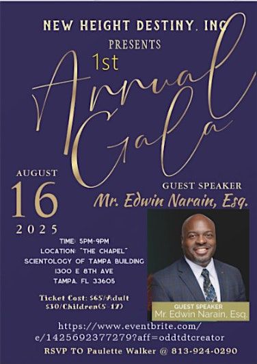 New Height Destiny, Inc 1st Annual Gala Fundraiser