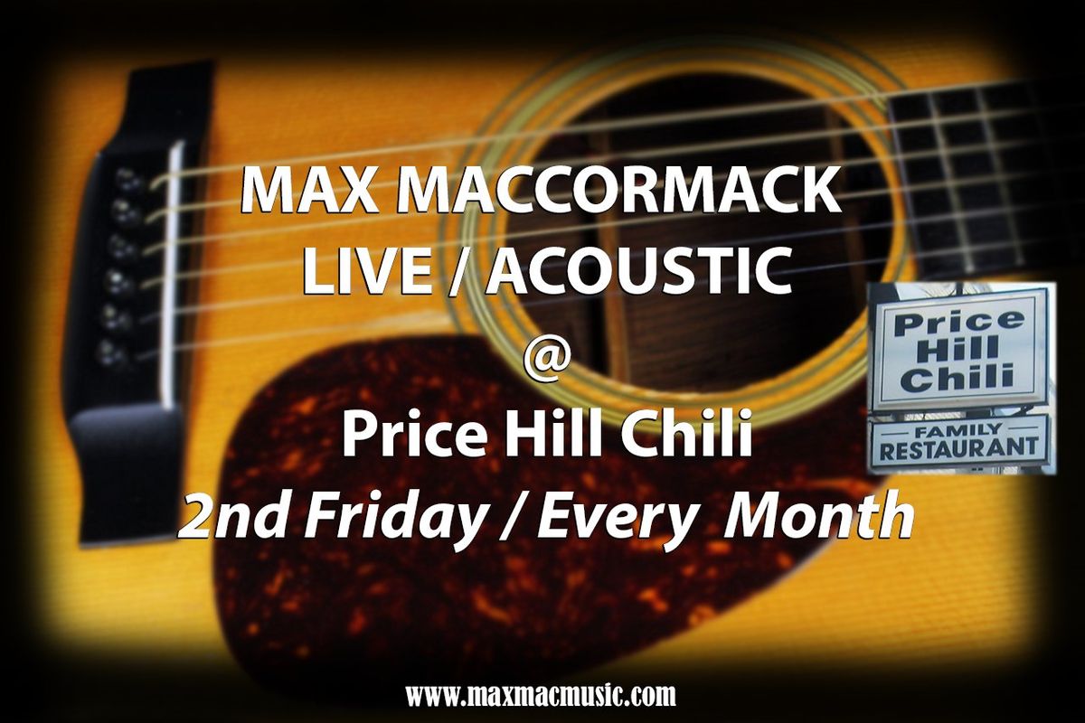 Max MacCormack acoustic @ Price Hill Chili