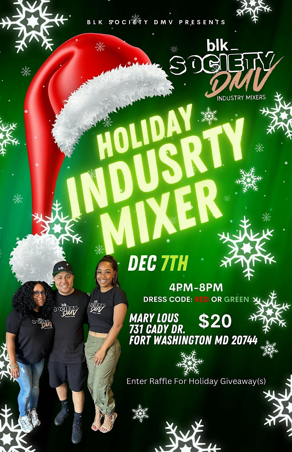 Blk Society DMV Holiday Industry Mixer