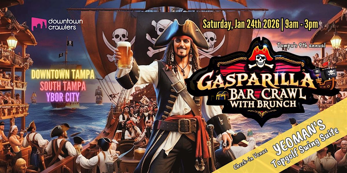 9th Annual Gasparilla Bar Crawl, Brunch & VIP Party - Tampa (Yeoman's)