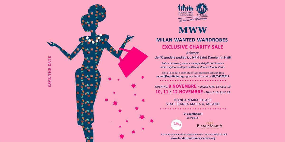 EXCLUSIVE CHARITY SALE - CAVALLI E NASTRI  | FONDAZIONE FRANCESCA RAVA