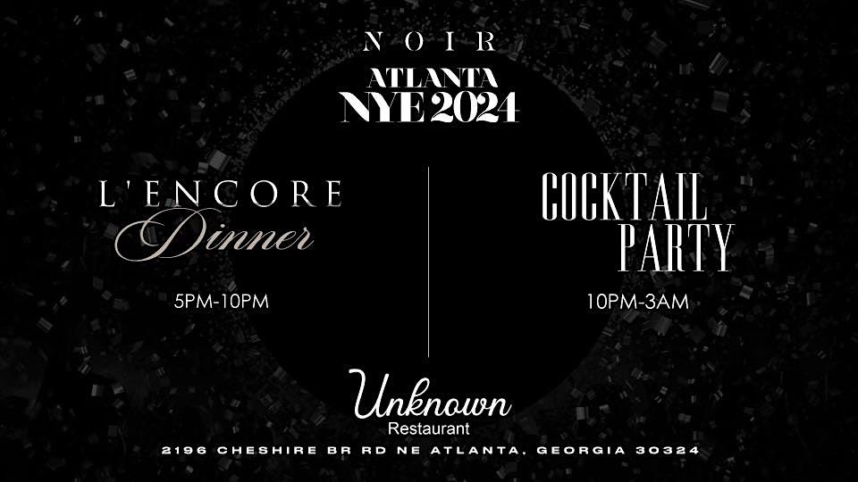 NYE DINNER AND COCKTAIL PARTY L'ENCORE AT UNKNOWN RESTAURANT