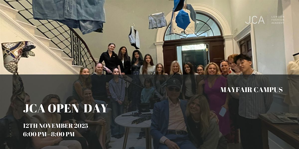 Mayfair Campus: November, Wednesday 12th  - Open Day (In-person)