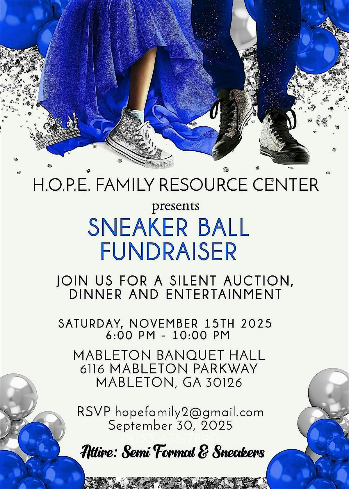 H.O.P.E. Family Resource Center Sneaker Ball Fundraiser