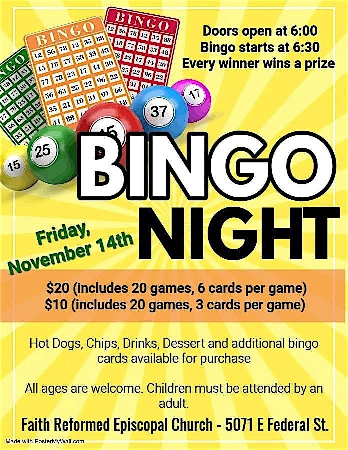 Community Bingo Night