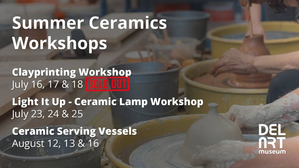 Summer Ceramics Workshops