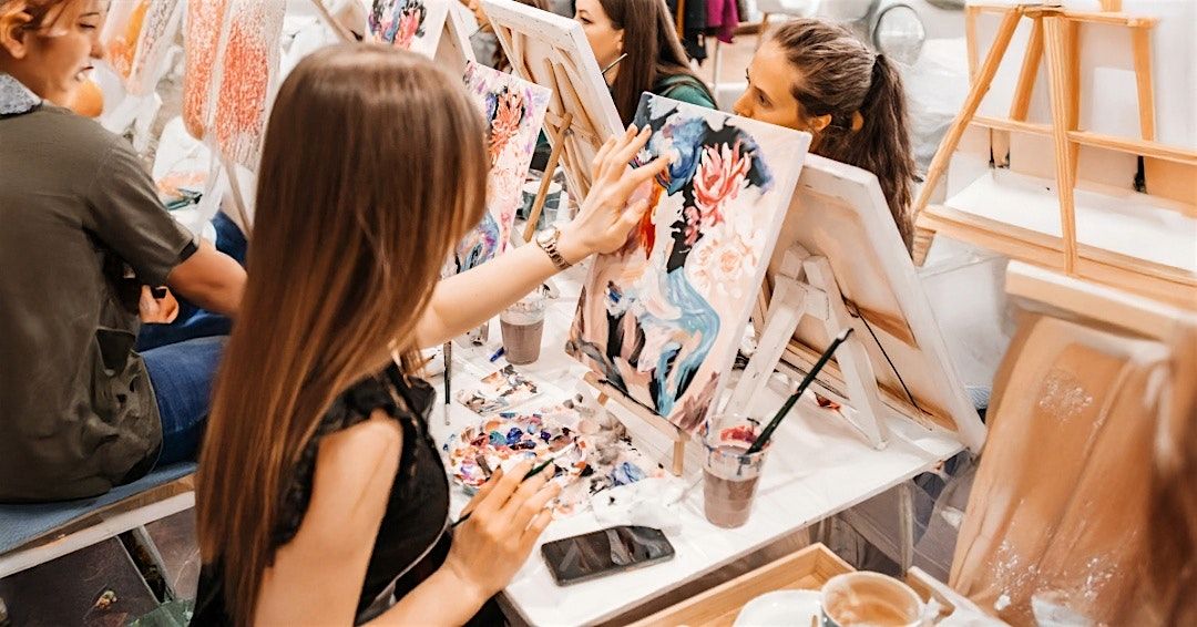 Paint, Sip, Sushi | Winter Sunsets