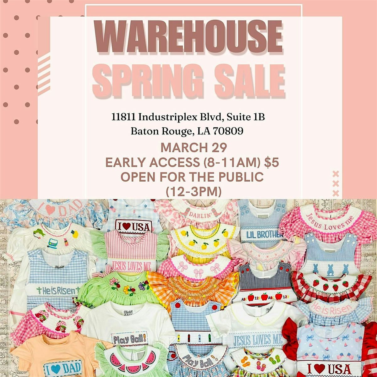 Posh Petites Market Spring Warehouse Sale