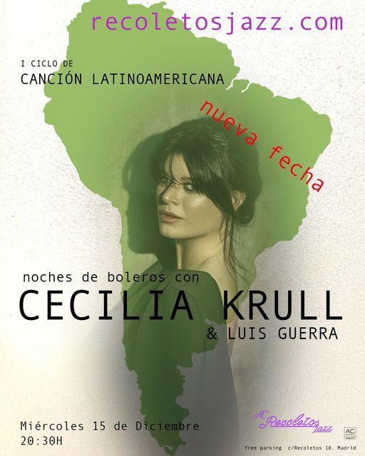 AC Canci\u00f3n Latinoamericana: CECILIA KRULL & LUIS GUERRA, noche de boleros