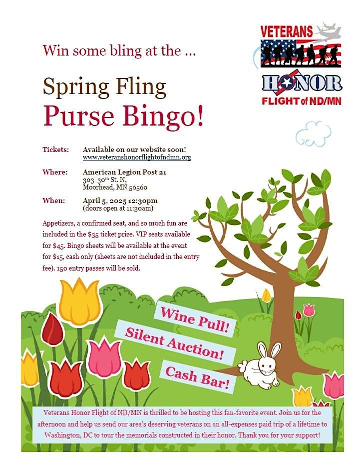 Spring Fling - Designer Purse Bingo