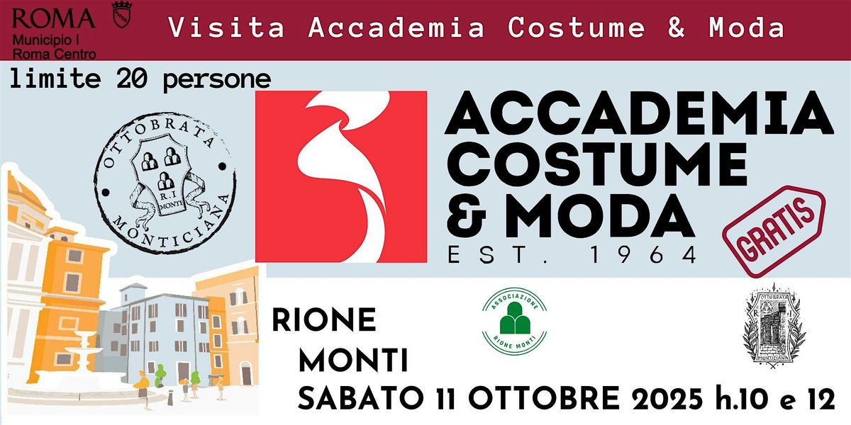 Alla scoperta dell\u2019Accademia Costume & Moda con l\u2019Ottobrata Monticiana 2025
