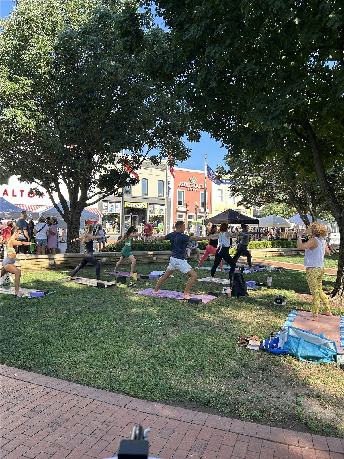 Free Yoga at the Bentonville Farmers Market