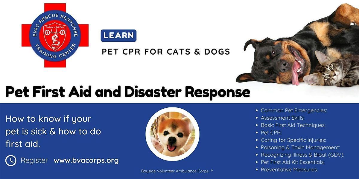 Pet First Aid and Disaster Response