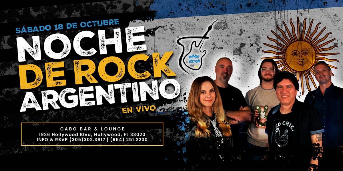 NOCHE de ROCK ARGENTINO en VIVO by PAMPA NATION