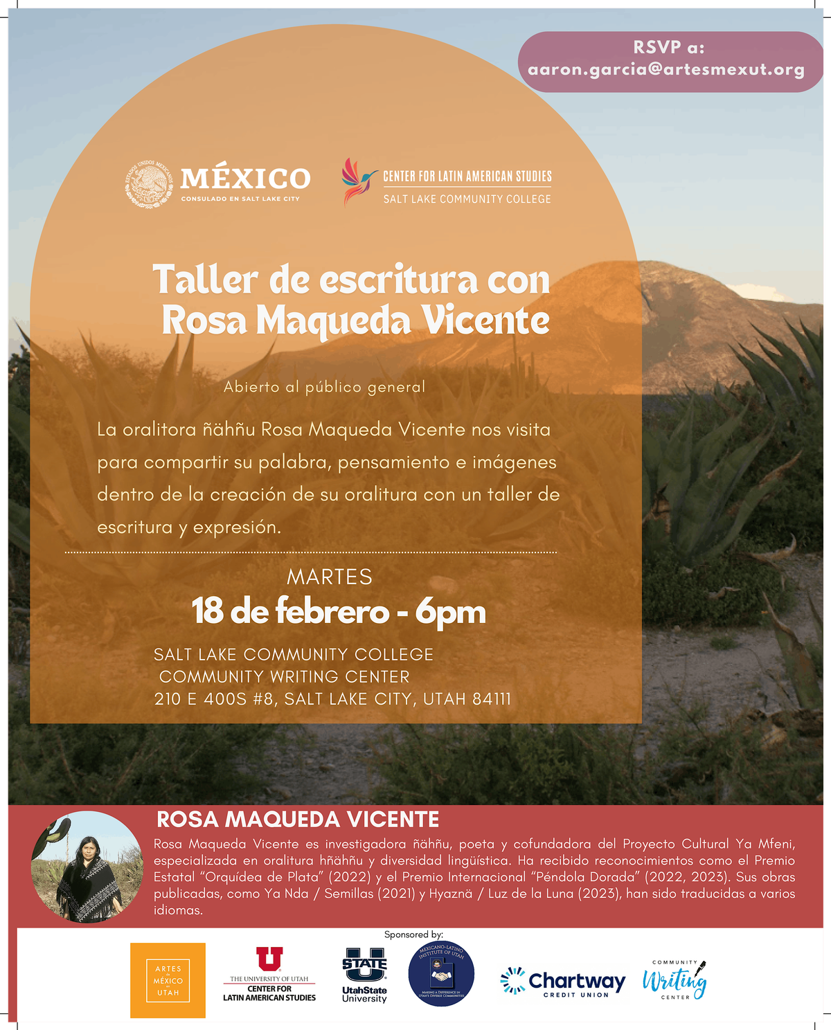 Taller de Escritura con Rosa Maqueda Vicente