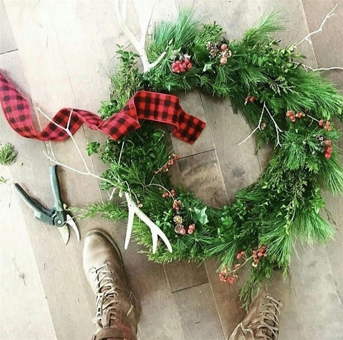Wreath Workshop at The Wild Dahlia
