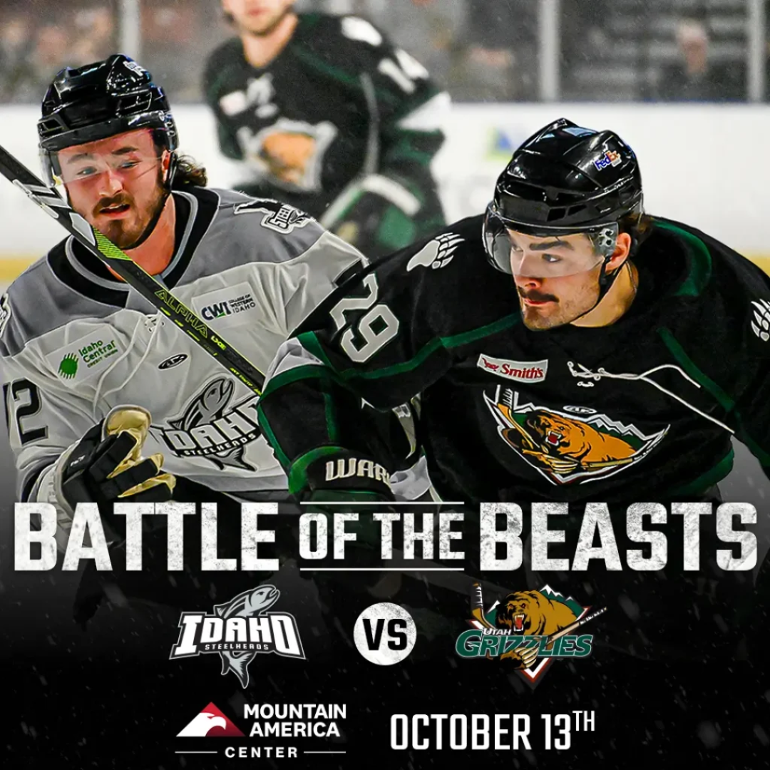 Utah Grizzlies at Idaho Steelheads at Idaho Central Arena