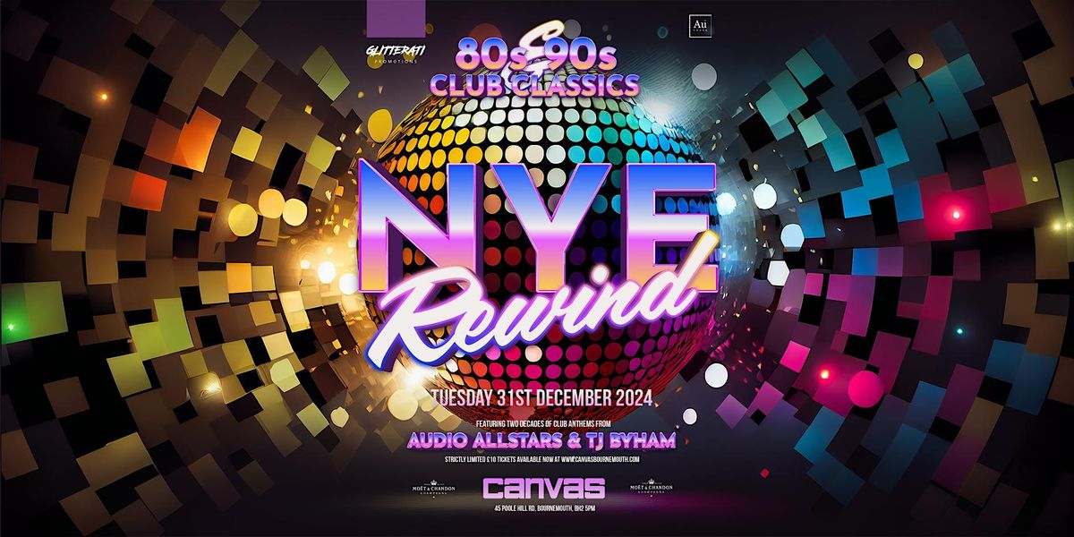 NYE REWIND: 80s & 90s Special w\/ Audio Allstars & TJ Byham