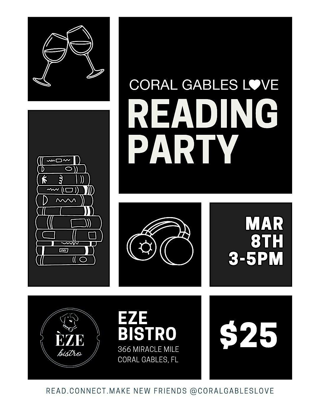 Coral Gables Love Reading Party - October